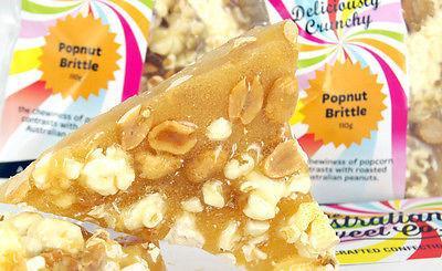 Popcorn and Peanut Brittle