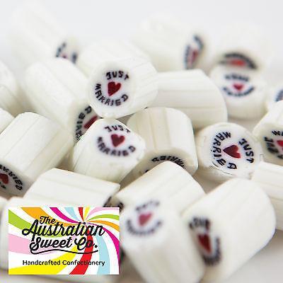 Just Married luxe rock candy