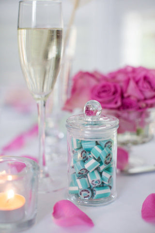 Bride & Groom luxe rock candy