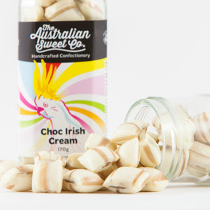 Choc Irish Cream rock candy