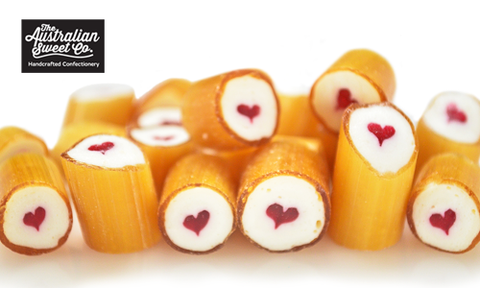 Gold Heart luxe rock candy