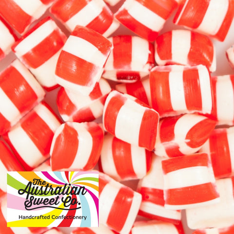 Peppermint Humbugs / Bullseyes rock candy