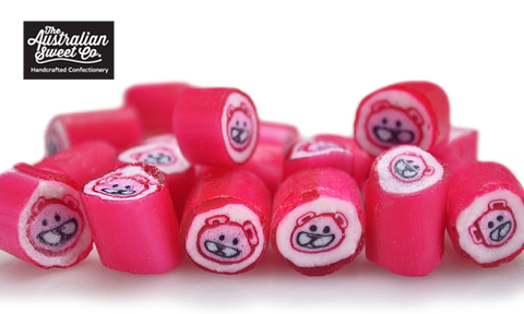 Pink Teddybear luxe rock candy