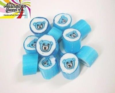 Blue Teddybear luxe rock candy