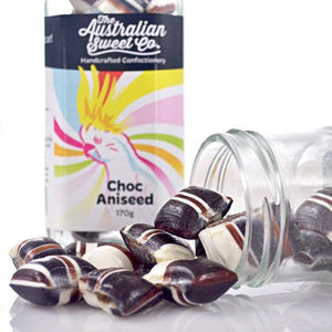 Choc Aniseed rock candy