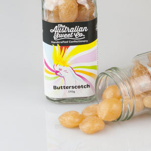 Butterscotch rock candy
