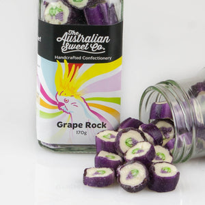Grape rock candy