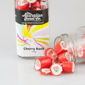 Cherry rock candy