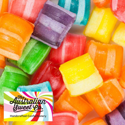 Sherbet Humbugs rock candy