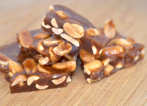 Salted Caramel Peanut Brittle