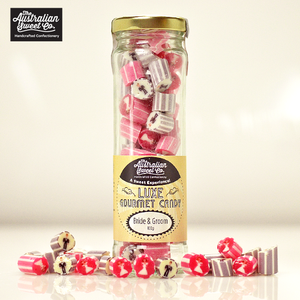 Bride & Groom luxe rock candy