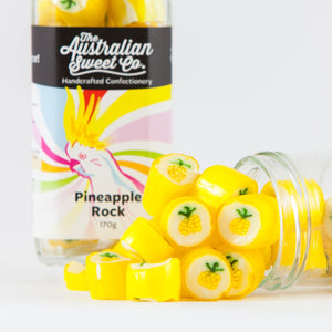 Pineapple rock candy
