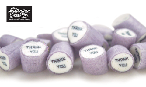 Thank You luxe rock candy
