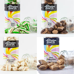 Chocolate Pack of 4 rock candies