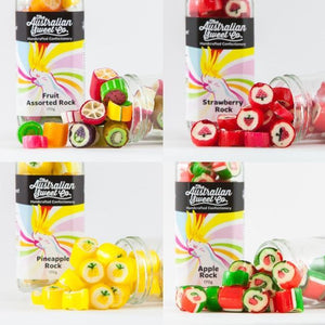 MINI Sweet Pack of 4 Fruity rock candies